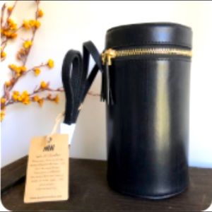 Brand New Most Wanted USA Black Leather Bucket Bag